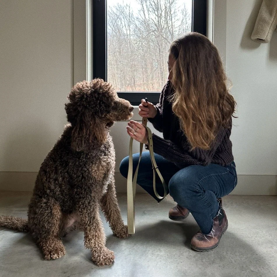 Fable Pets customer with dog