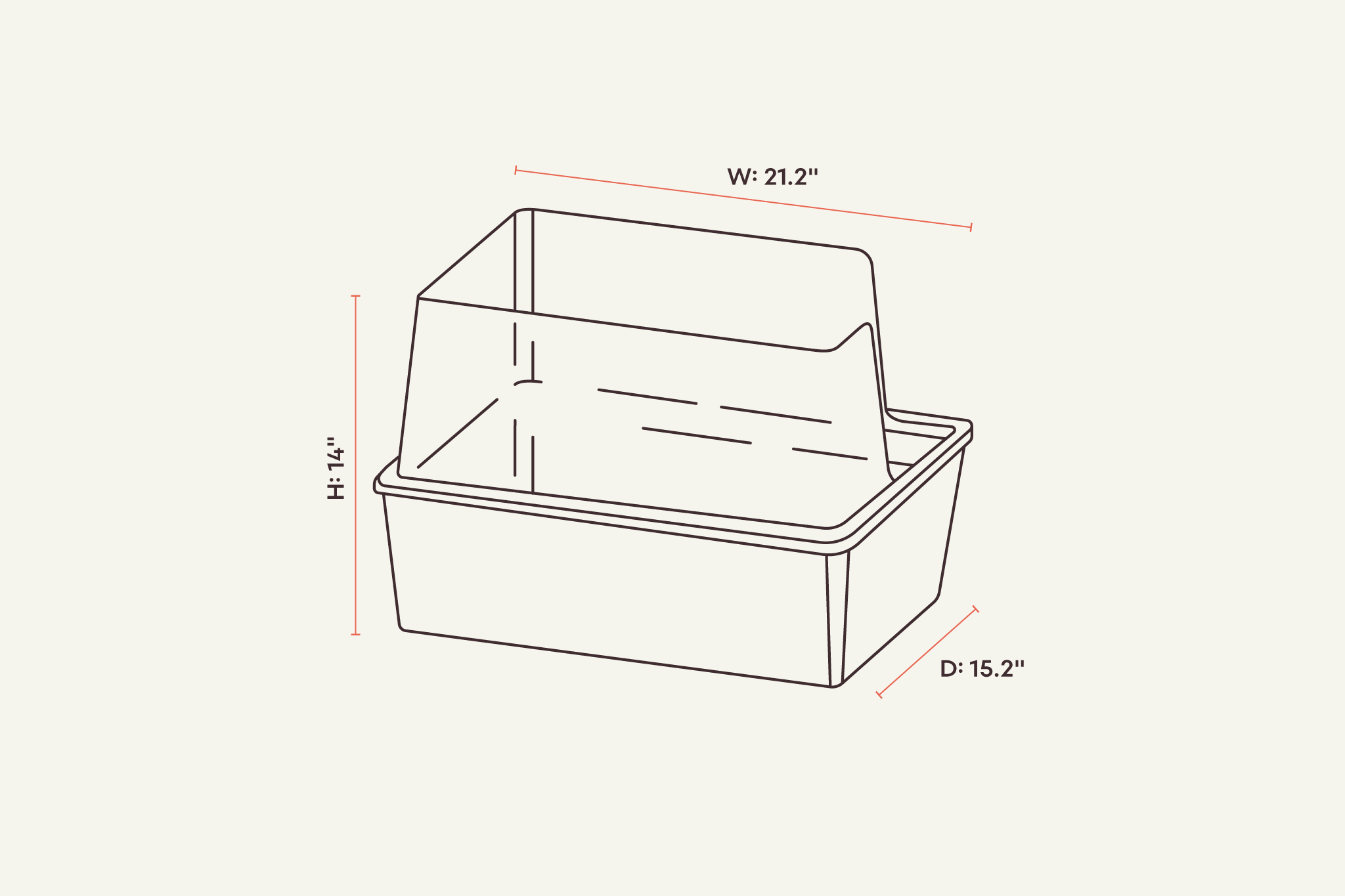 tuft + paw Cubby Litter Box - Image 7