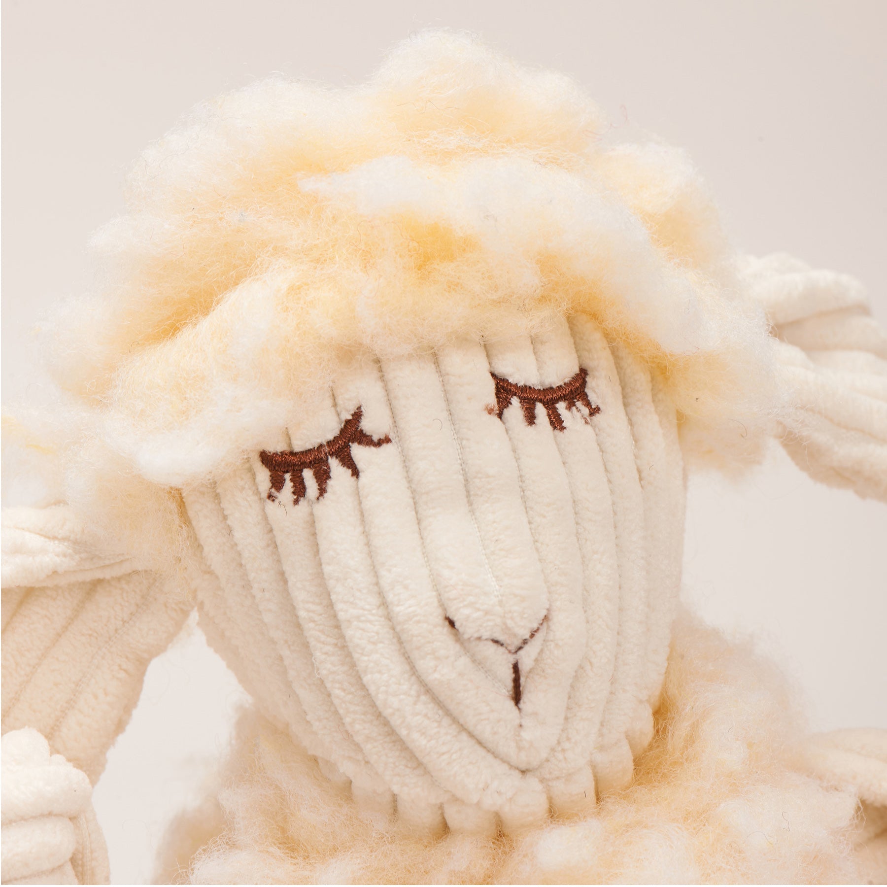 HuggleHounds Louise Lamb Plush Dog Toy - Image 5