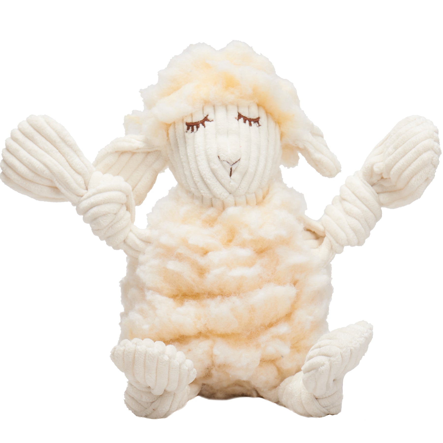 HuggleHounds Louise Lamb Plush Dog Toy - Image 2