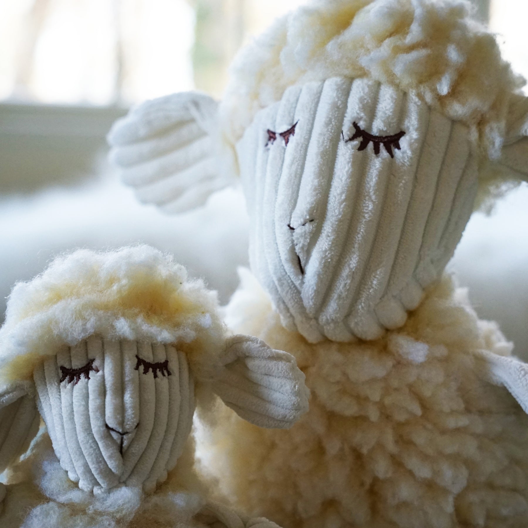 HuggleHounds Louise Lamb Plush Dog Toy - Image 7