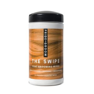 Pride + Groom THE SWIPE Wet Pet Wipes — Alcohol-Free. Hypoallergenic Cleansing Wipes for Dogs & Cats