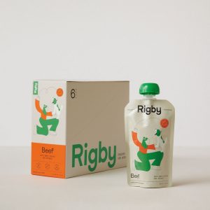 Rigby Organic Beef Pouch - 6 Pack
