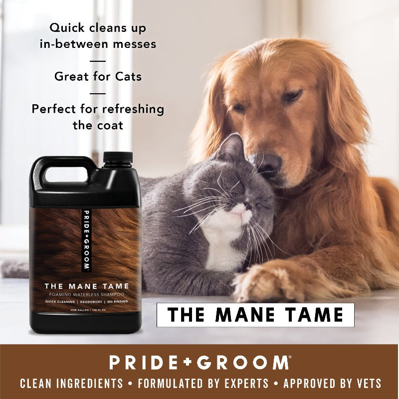 Pride + Groom THE MANE TAME Waterless Dog & Cat Shampoo - Image 3